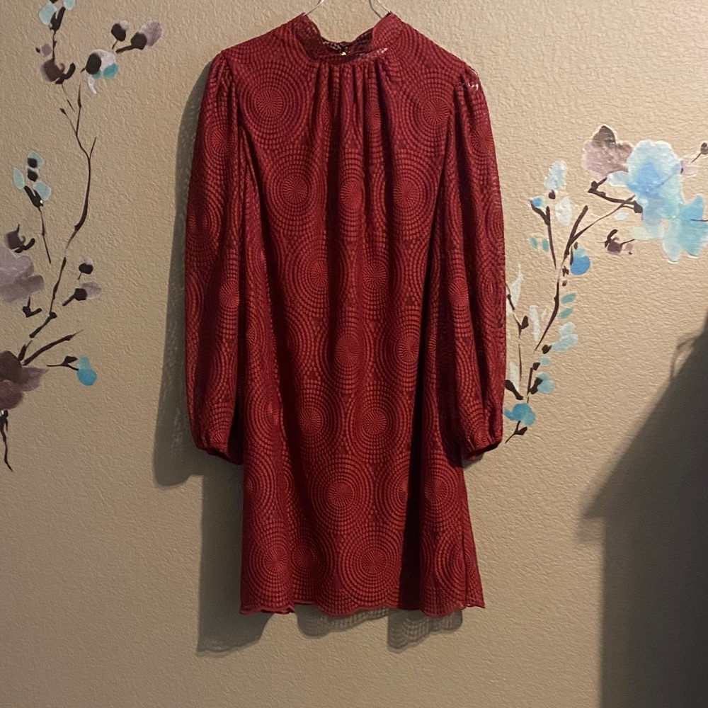 Trina Turk high neck Palm Colony shift dress 10 - Picture 3 of 10